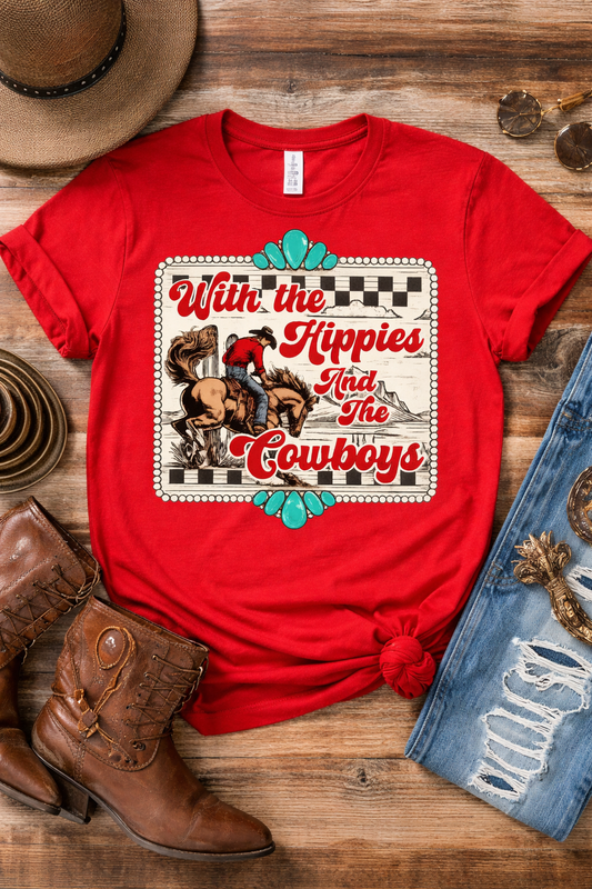 Hippies and Cowboys Red